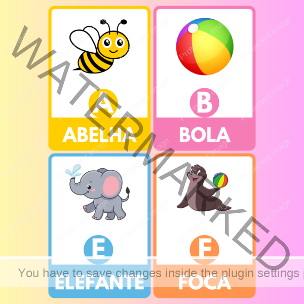 APRENDENDO COM O ALFABETO: IMAGEM E LETRA - Imagem 2