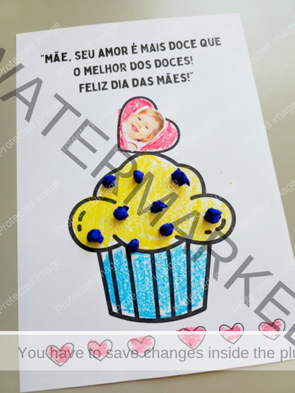 Mãe doce cupcake