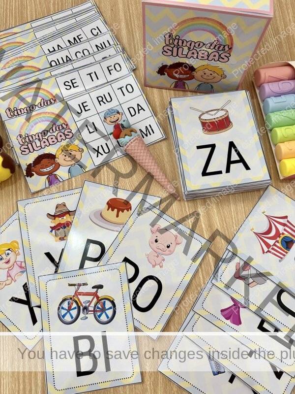 Bingo Sílabas Simples - Imagem 5