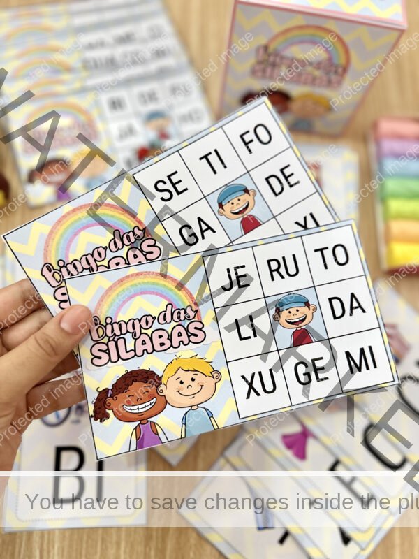 Bingo Sílabas Simples - Imagem 6