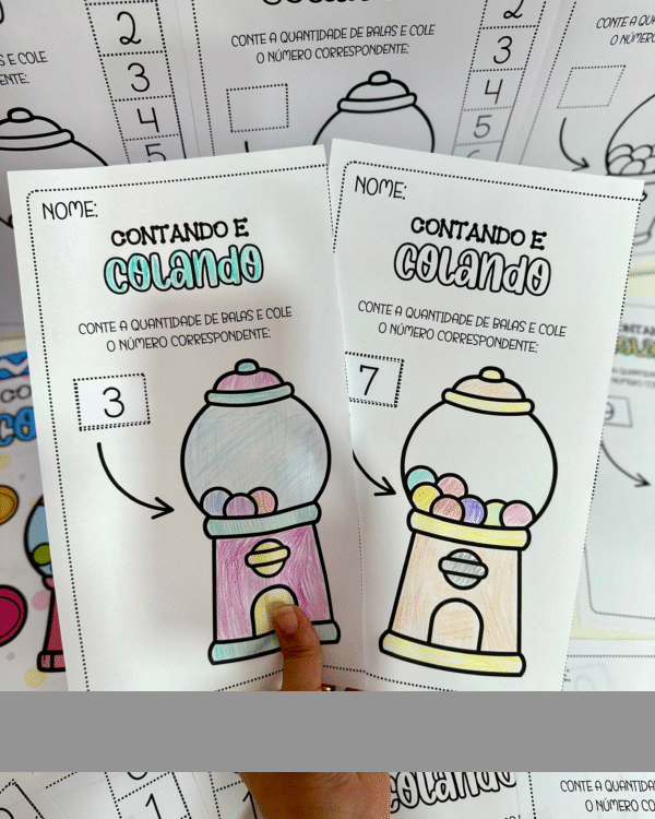 Contando e Colando - Balas - Imagem 4