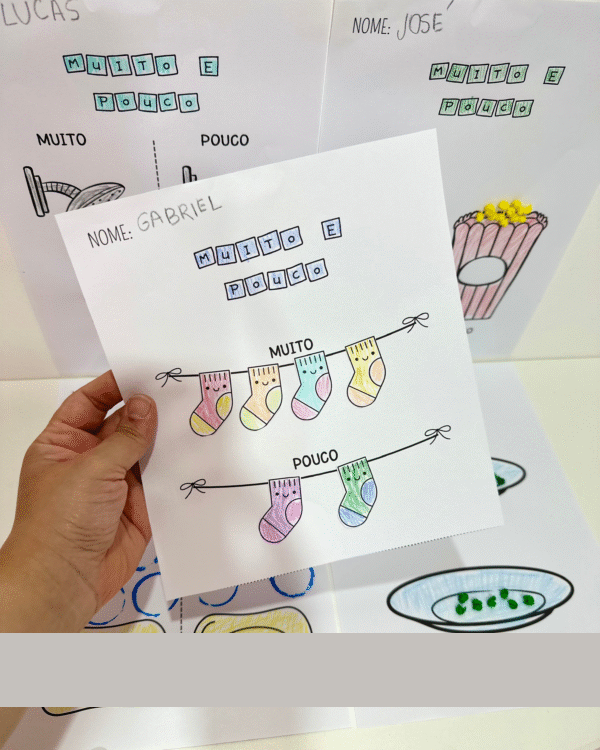 Atividades Conceito - Muito e Pouco - Imagem 3
