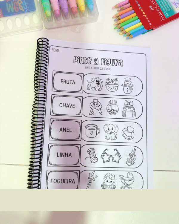 Pinte a figura - Sílabas Complexas - Imagem 4