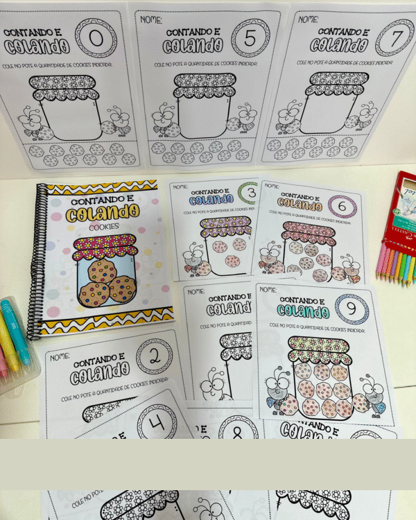 Contando e Colando - Cookies - Imagem 2