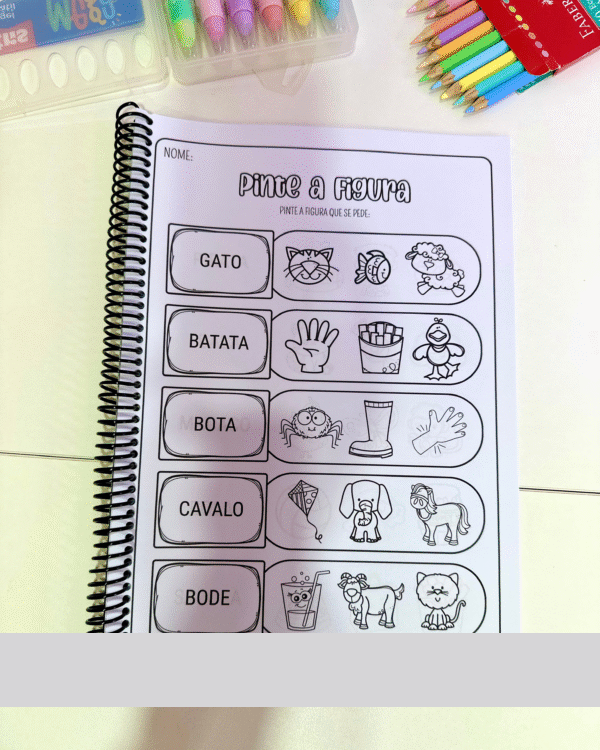 Pinte a figura - Sílabas Simples - Imagem 2