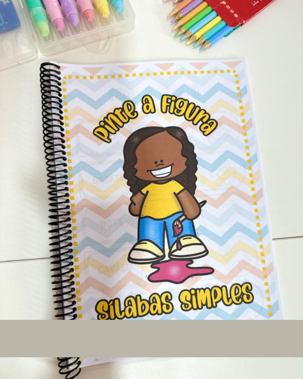 Pinte a figura - Sílabas Simples - Imagem 4