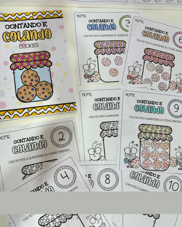Contando e Colando - Cookies - Imagem 3