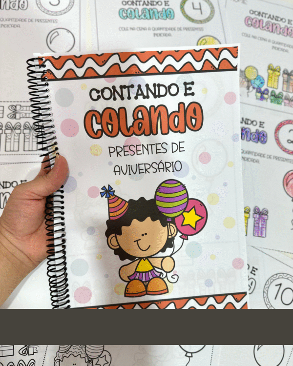 Contando e Colando - Presente de Aniversário
