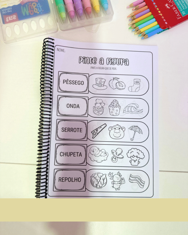Pinte a figura - Sílabas Complexas - Imagem 2
