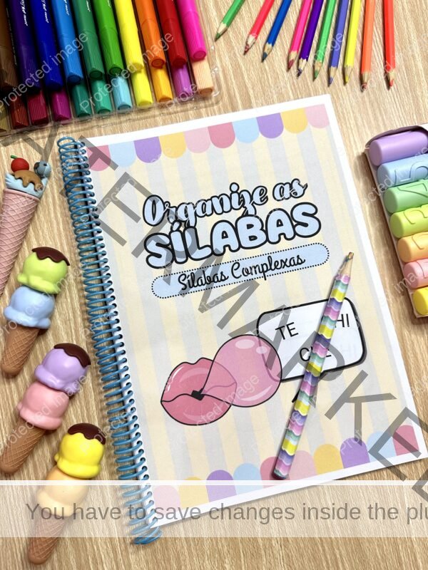Organize as Sílabas Complexas
